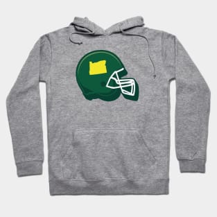 Oregon Outline Football Helmet Hoodie